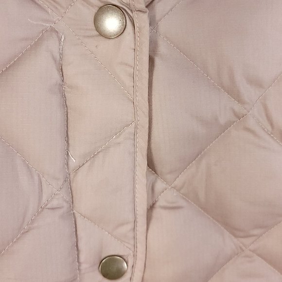 Eddie Bauer Coat Jacket Women's LT Light Purple Goose Down Snap Zip Front Retro - Picture 3 of 14